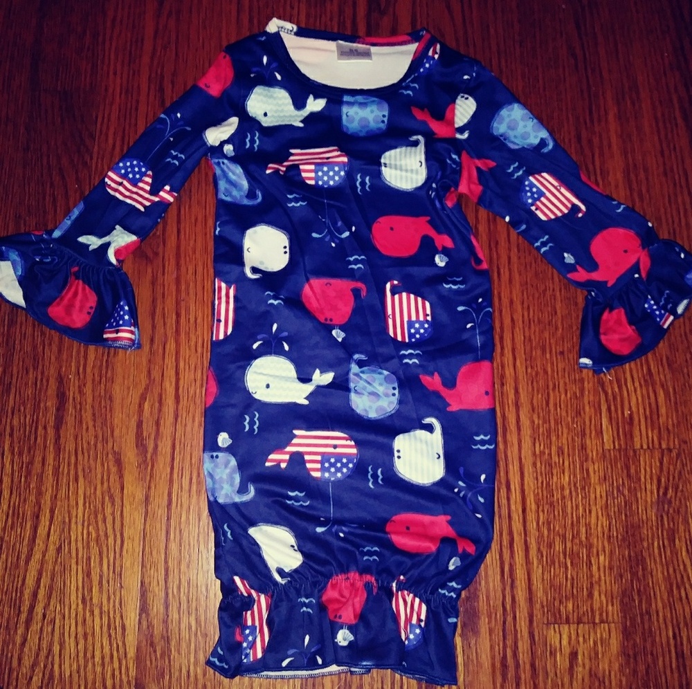 New whales NB gown